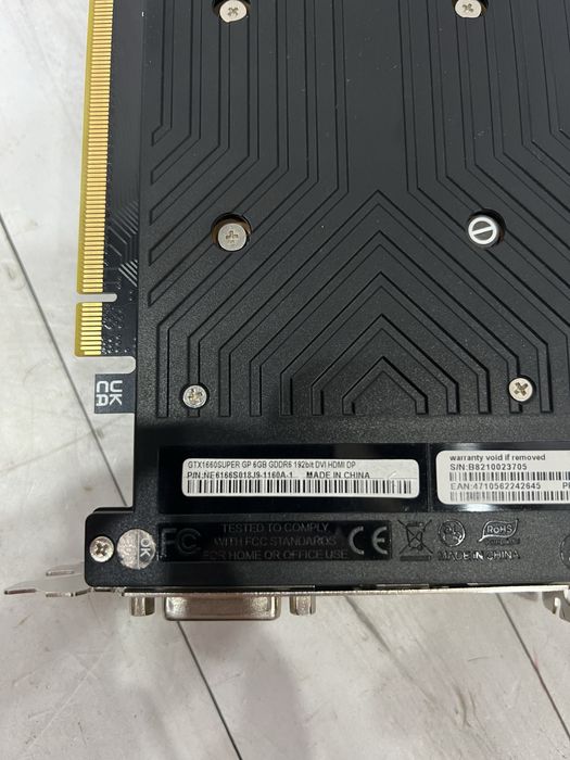 Видеокарта Palit GTX 1660Super