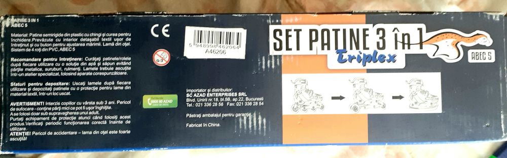 Role/Patine 3 în 1 MAXTAR 34-37 noi