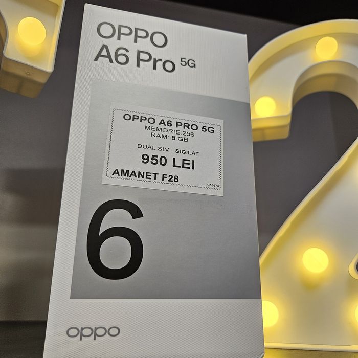 Amanet F 28: Telefon OPPO A 6 PRO SIGILAT(N)