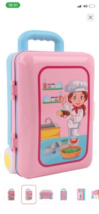 Отдам кухня в чемодане игрушка