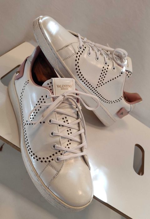 Pantofi sport casual de lux 40 Valentino Garavani piele naturala superioara