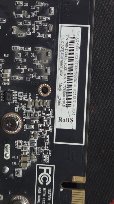 видиокарта Gtx 1070 8gb