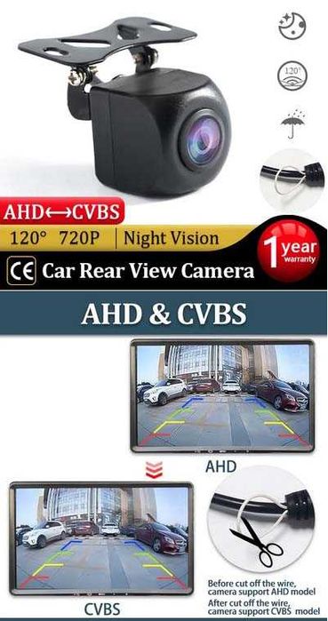 Боковые 5-дюймовые камеры HD1080P  с камерой заднего вида