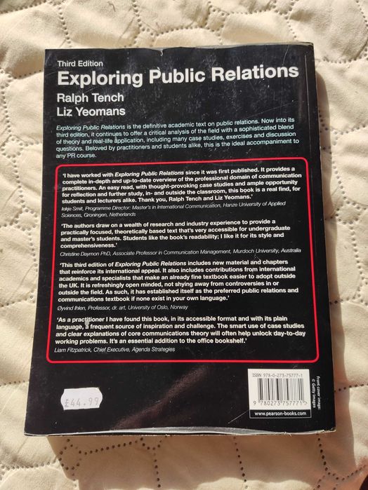 Exploring public relations - 3rd edition