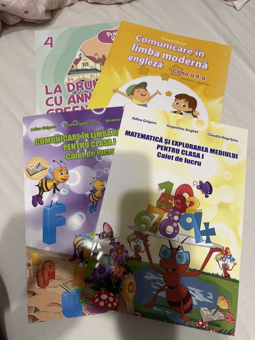 4 caiete CLR, MEM (cls I),engleza (cls II) si de lucru pt vacanta 4