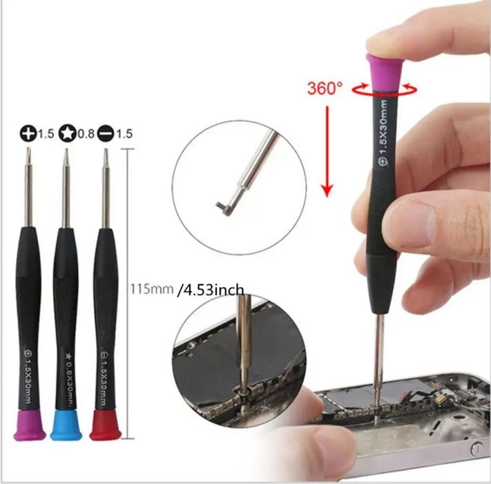 21в 1 отверки за ремонт на мобилни телефони Айфон/ IPhone