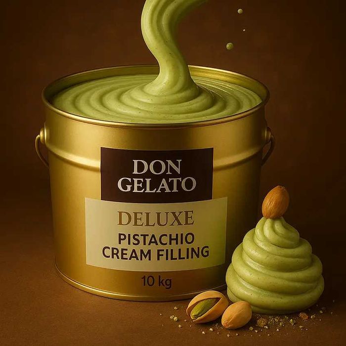 Крем пълнеж с шамфъстък Don Gelato Deluxe | 1 кг / 3 кг / 10 кг