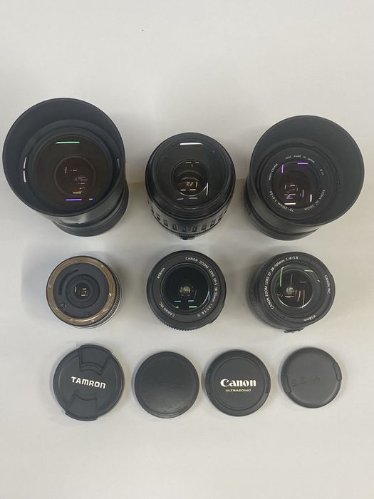 Obiective foto montura Canon