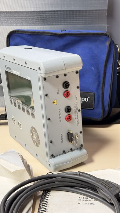 Reflectometru Tempo TelScout TS100 – tester cabluri telecom – kit complet- stare foarte bună