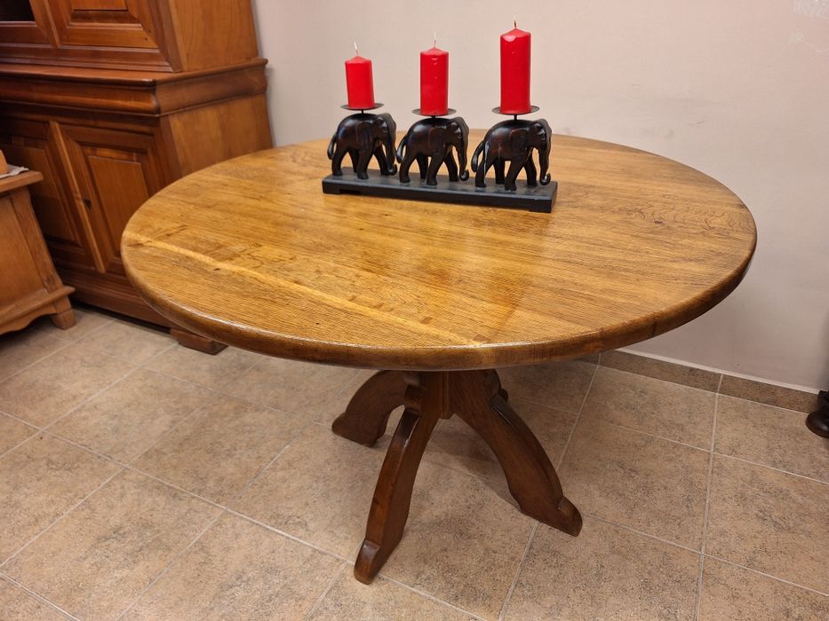 Маса за трапезария дъб масив