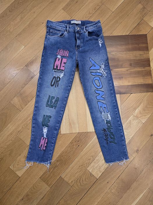 Дънки, кожени клинове, джинси на Zara от 8 г. до 12 г.