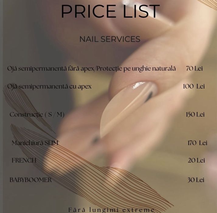 Unghii cu gel/ oja semipermanenta