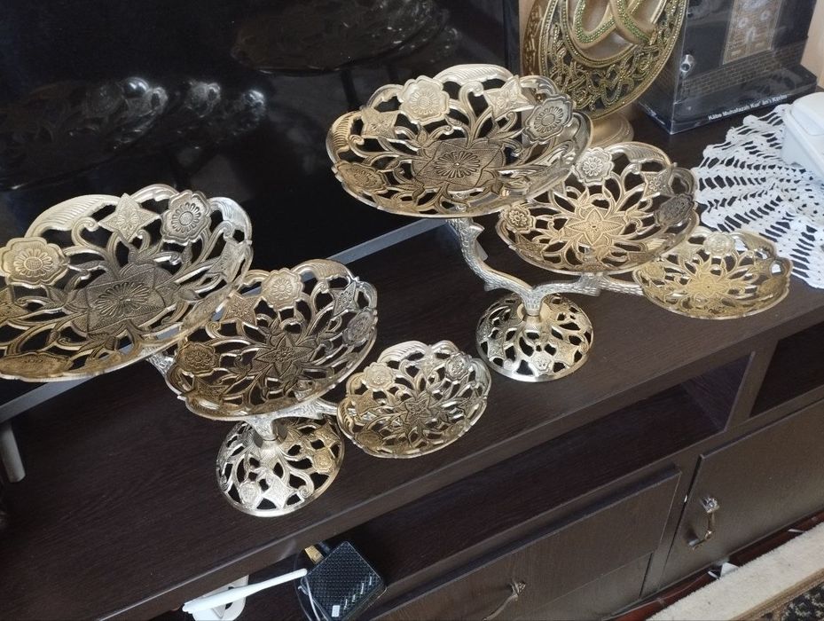 Посуда Чак Чук,Вазы,Сувениры Ручная работа металл Латунь Бронза Новое