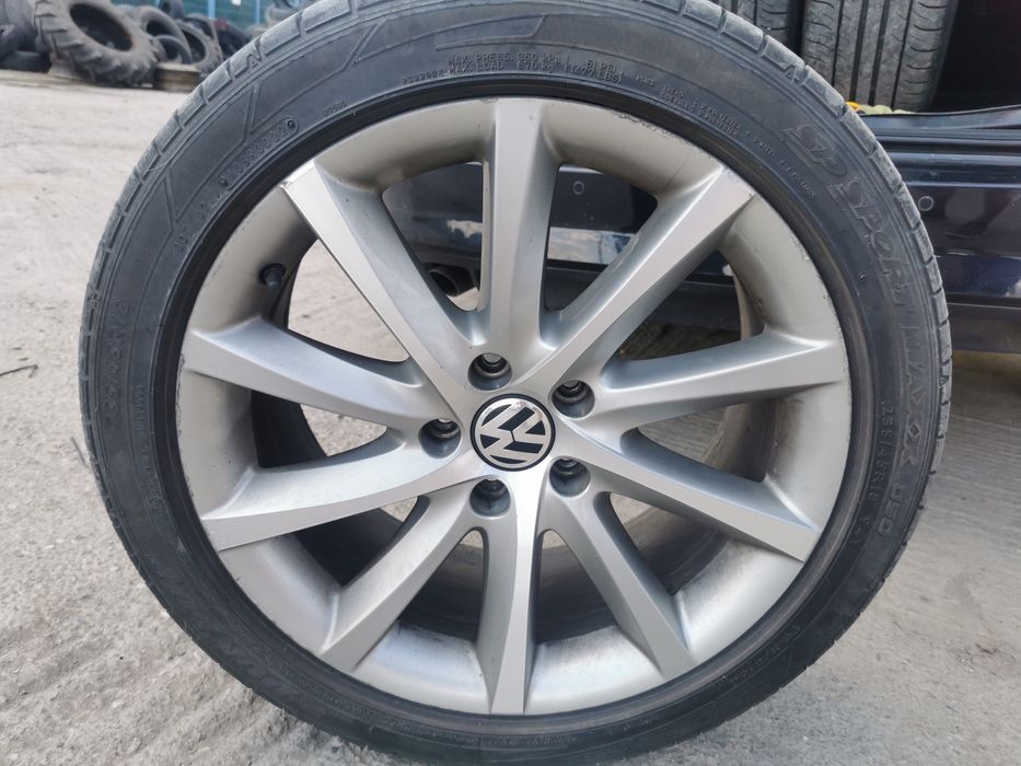 4 jante  18 Vw, cauciucuri DUNLAP 235/45 R18