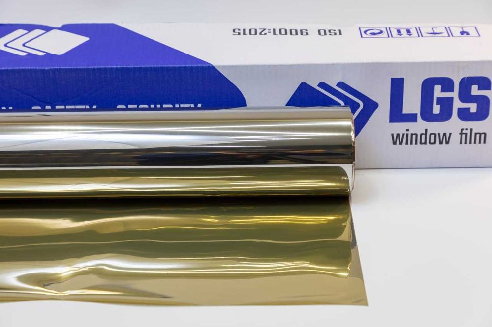 Зеркальная пленка (Золотистый) Солнцезащитная атермальная