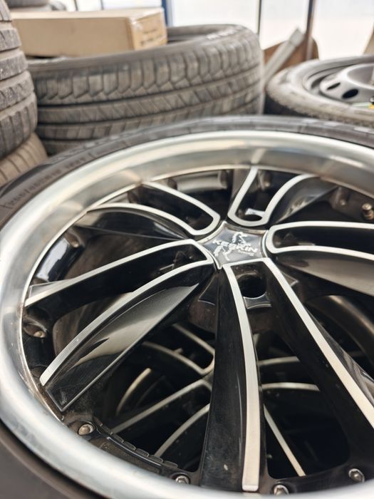 Оригинални лети джанти Keskin KT13 Palladium, с нови всесезонни гуми - Mercedes-Benz 18'