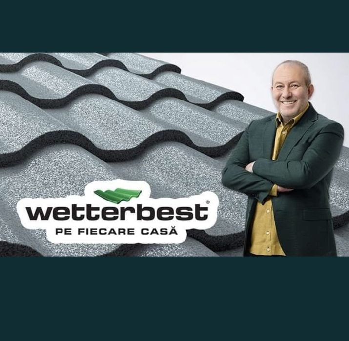 Țigla Metalică ,Tabla Tip Țigla  Bilka,Wetterbest ,Caretta,