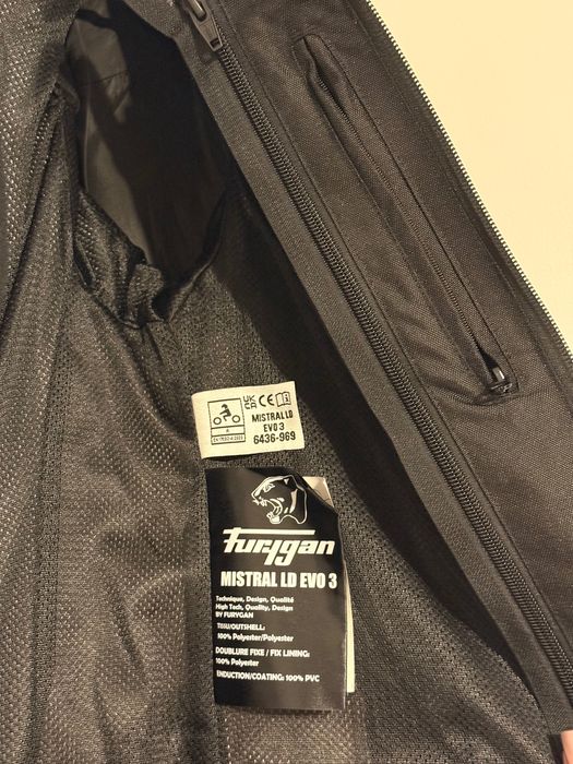 Geaca moto dama Furygan Mistral Evo 3 Lady - Protectii D3O + spate