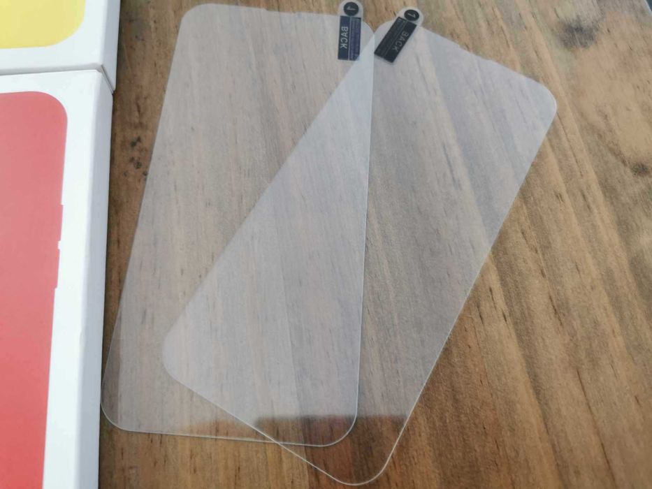 Husa silicon + folie sticla ecran Iphone 12 13 14 15 pro plus max