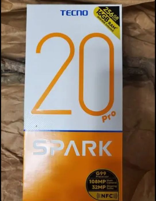 Tecno spark 20 16/256 full