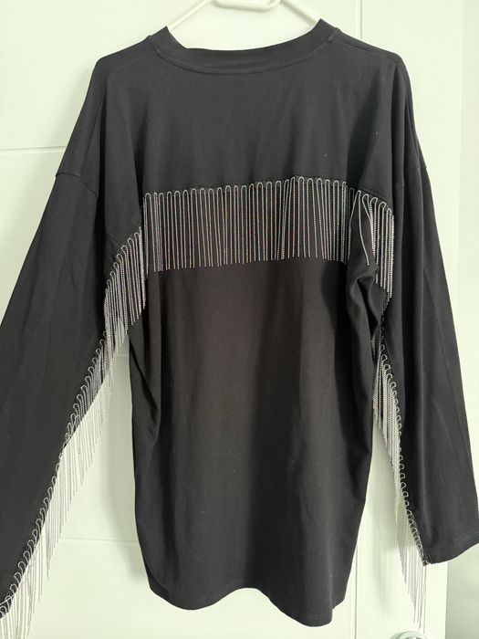 Bluza H&M cu franjuri argintii