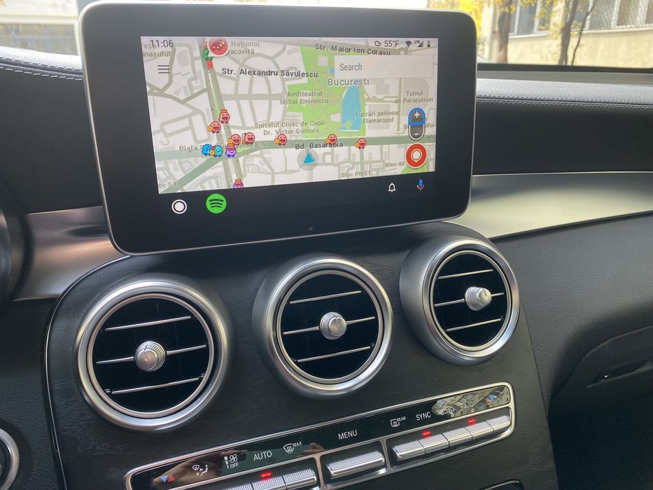 Apple Carplay Android Auto Mercedes GLC x253 & Mercedes C Class w205