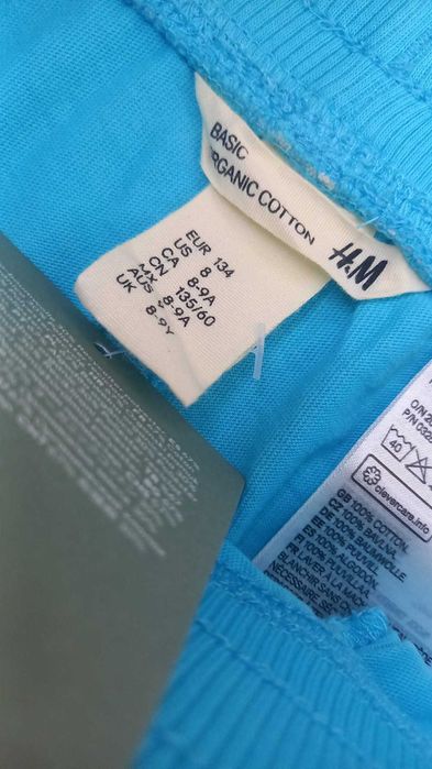 Pantaloni tip jogging de bumbac copii H&M marimea 134 NOI cu eticheta