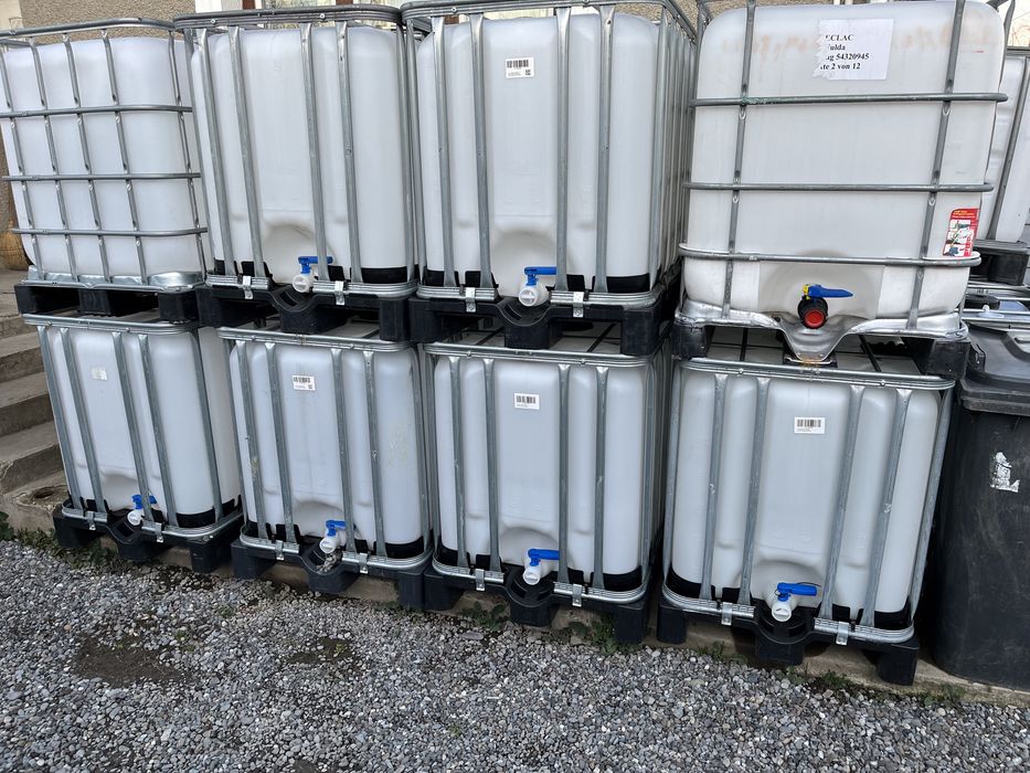 Vând bazine ibc  bidoane ibc butoaie 1000 litri
