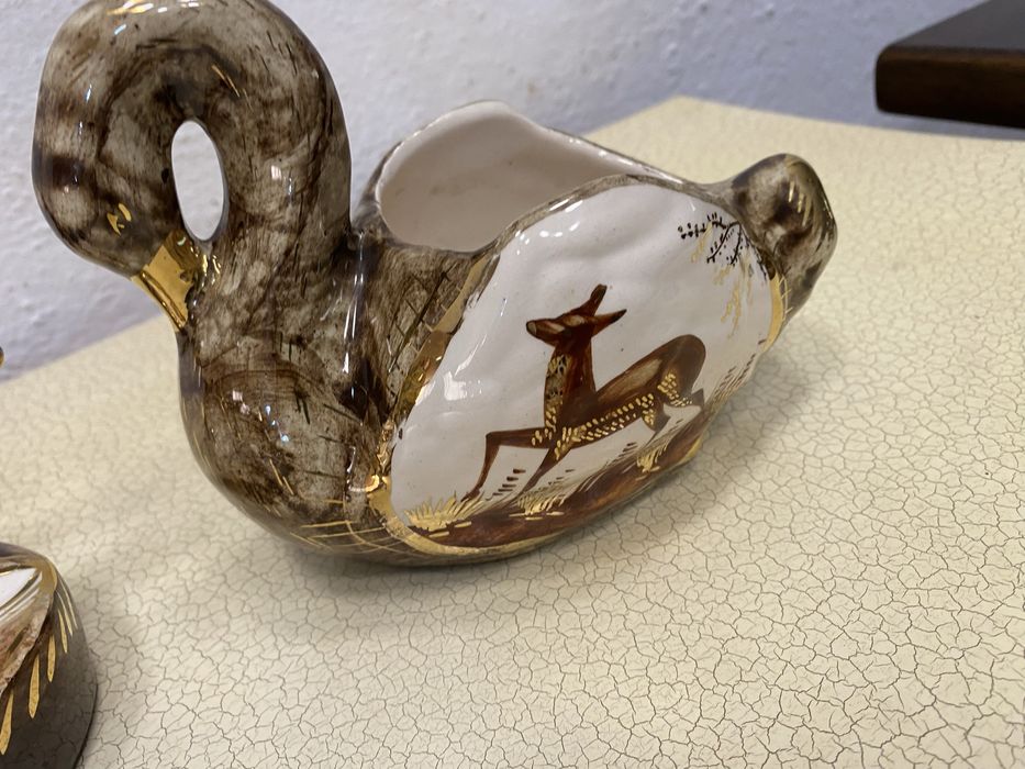 Троен сет от порцелан белгийско производство