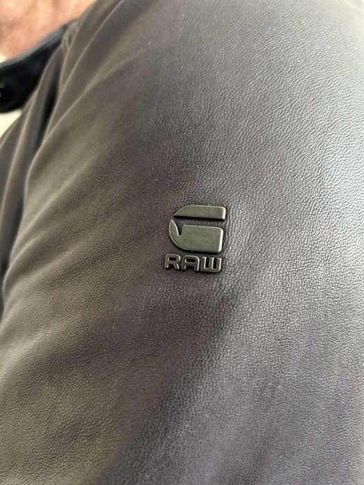 Оригинално кожено яке G-star RAW biker leather jkt D16182-B508-4213