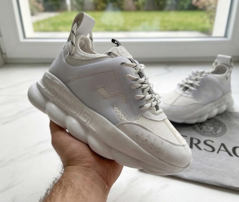 Adidasi Versace Alb - Adidasi Unisex