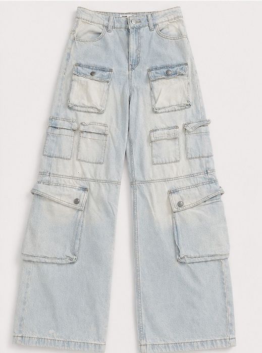 Джинсы Bershka голубые