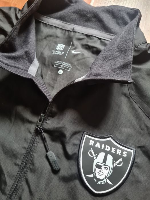 Cămașă geacă bărbați NIKE NFL Las Vegas Raiders, mărimea L