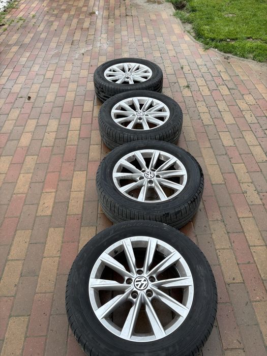 Roti jante VW Tiguan Passat Golf R17 cu anvelope de vara