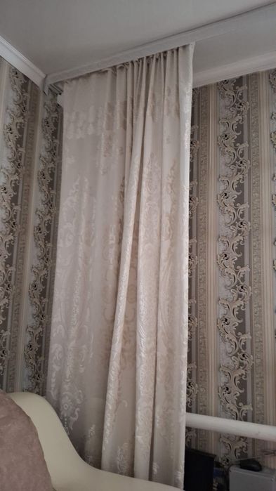 Шторы, тюль в отличном состоянии