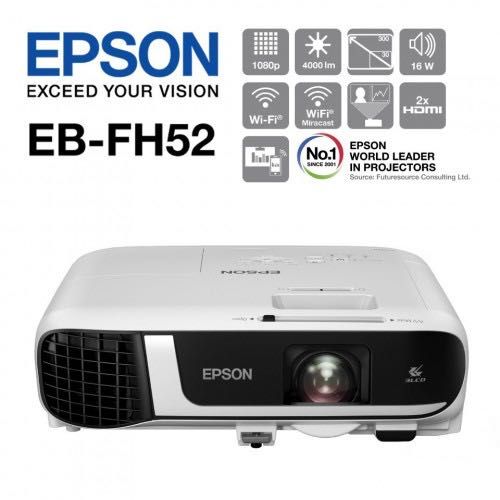 Проектор Epson EB-FH52 Tehnodom.uz