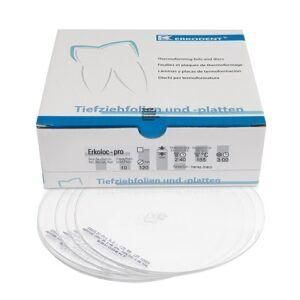 Folie gutiera transparenta Erkoloc Pro, rotunde diam 120 mm, -A-