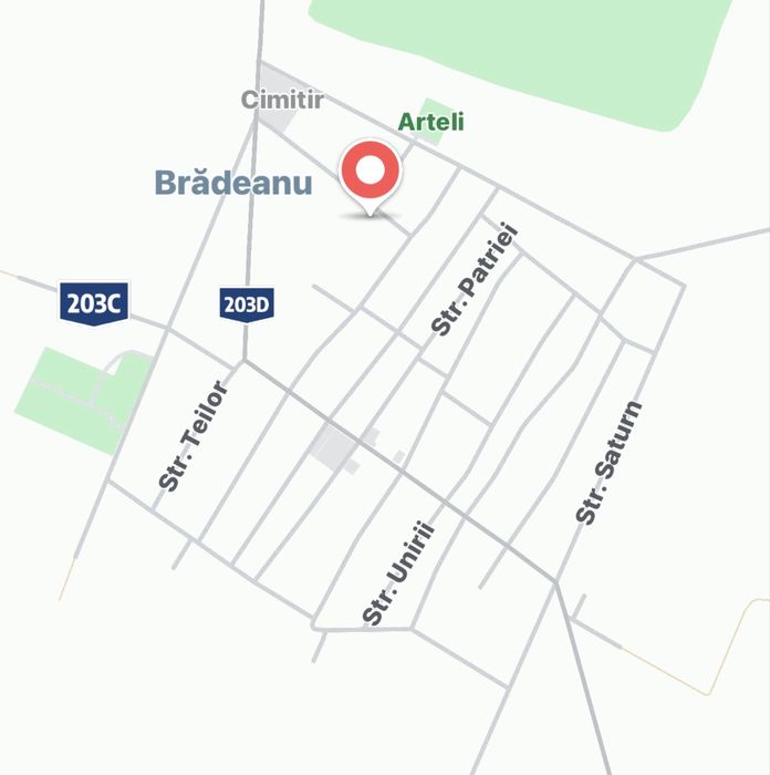 Vand teren intravilan in Bradeanu in suprafata de 2100 m