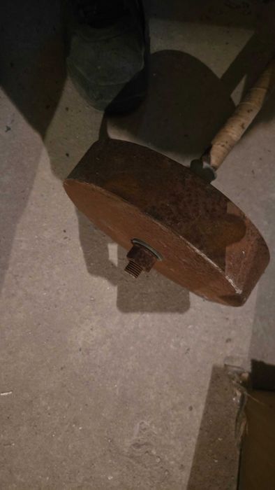 Щанга за фитнес домашно правена