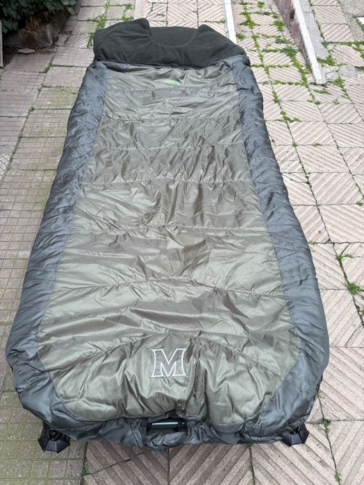 Mivardi Bedchair Comfort XL8 +  Mivardi Sleeping Bag Executive