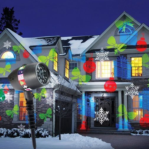 Празничный светодиодный слайд-проектор 12 дизайнов