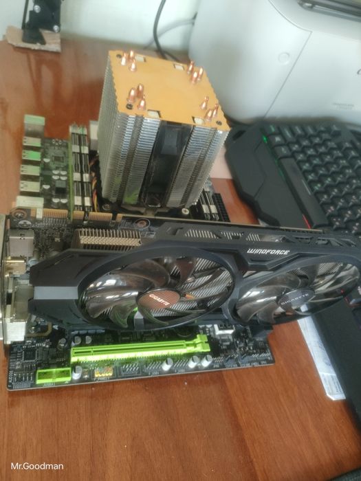 Комплект MB X79T+ Xeon 2689+32gb DDR3 Ram+Video GTX760