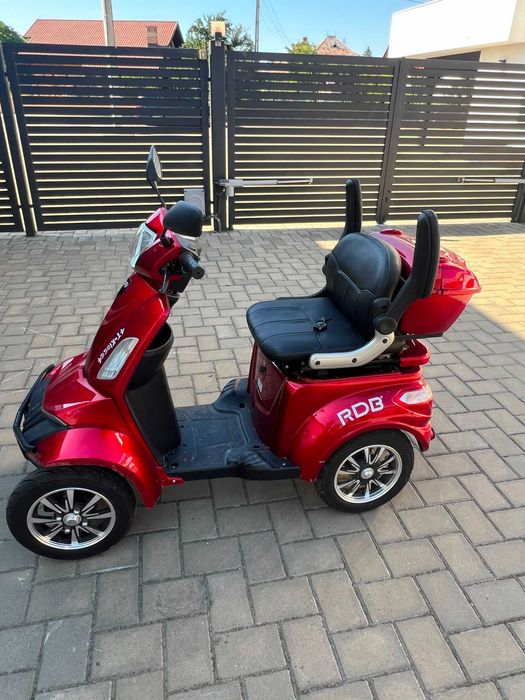Scuter electric RDB 4T-KLASS, 4 roti, rosu
