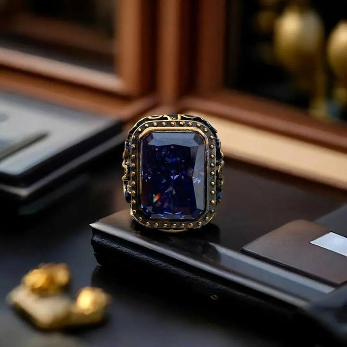 Uzuk 925 proba kumush Barok O'ymakorlik San'ati