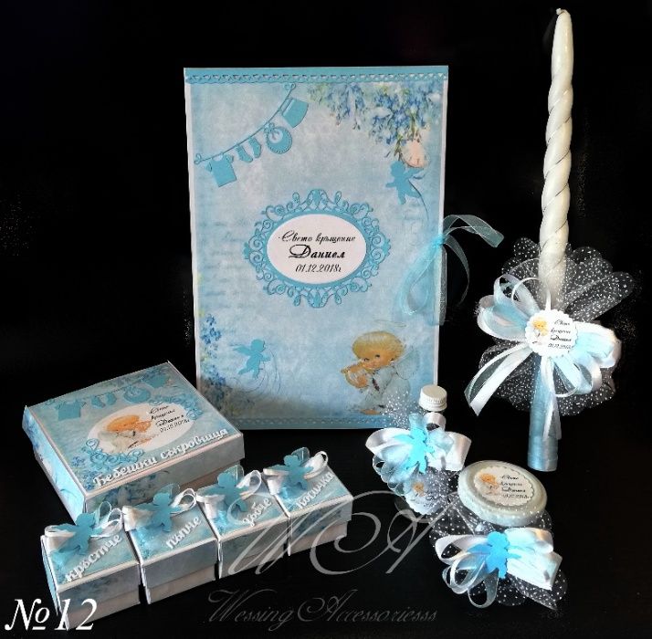 Комплект за кръщене, Комплекти за кръщене- с Ангелче, с ангел,