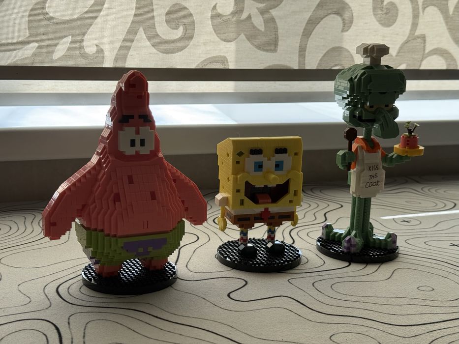 лего фигурки из спанч боб