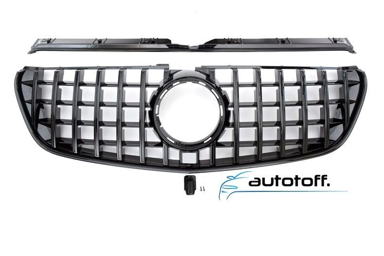 Grila Mercedes V-Class W447 compatibila cu V-Class W447 (14-19) GT Panamericana Design
