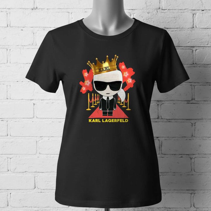 Karl Lagerfeld  дамска тениска с къс ръкав , С М Л ХЛ