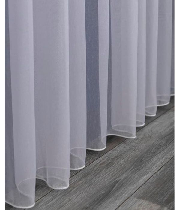 Тюль белоснежная сетка