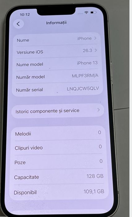 Iphone 13 display impecabil 128 GB, 81% sanatate baterie,funcțional și deblocat, liber